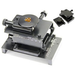 Masa microscop cu reglaj fin pe 2 axe si rotatie Masa microscop cu reglaj fin pe 2 axe si rotatie